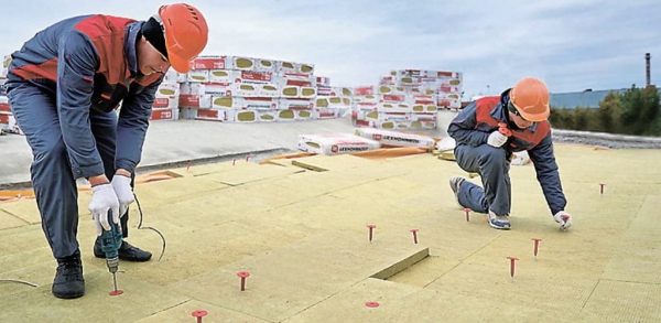 Мінеральна вата для плоскої покрівлі &mdash; надійне утеплення та пожежна безпека