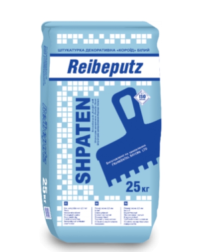 SHPATEN Reibeputz штукатурка декоративна Короїд білий